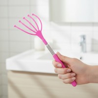 Scarpinator pentru spate, extensibil, roz, 25-62 cm Scarpinator pentru spate, extensibil, roz, 25-62 cm