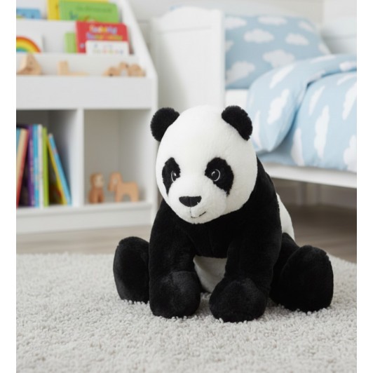 Ursulet panda de plus, moale si catifelat, 30 cm