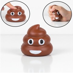 Jucarie antistres, squishy poop, spuma foarte flexibila, 8x8 cm, revine rapid la forma initiala