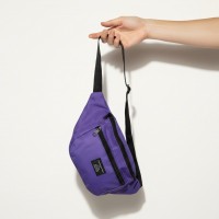 Borseta mov, crossbody, curea reglabila, 2 buzunare