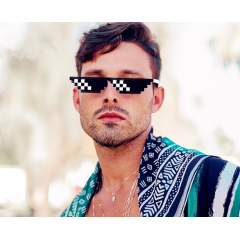 Ochelari haiosi, deghizare petreceri, Thug Life Deal WIth It, pixelati, 6 puncte