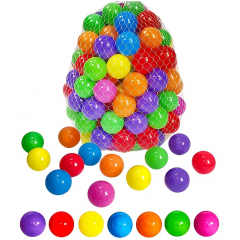Set 50 de bile colorate, pentru piscine și corturi de joaca, perfecte pentru distracția copiilor