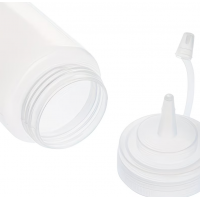 Set 6 dozatoare, pentru ulei, otet sau sosuri, 400 ml, transparente, capac infiletabil cu dop