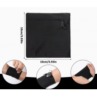Borseta sport tip husa pentru mana, neagra, 10 x 10 cm