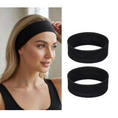 Set 2 buc bentita casual sport, moale si elastica, 20x7 cm, purtare zilnica, yoga sau alergare