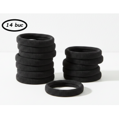 Set 14 elastice de par, elastice, reutilizabile, purtare zilnica, scoala, birou sau antrenamente