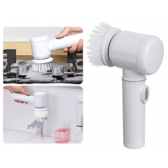 Kit perie electrica rotativa, pentru curatare eficienta, contine 3 capete diferite