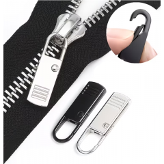 Set 2 buc cap fermoar, kit inlocuiere glisor, mecanism carabinier, pentru toate tipurile de fermoare