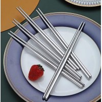 Set 5 perechi betisoare chinezesti, chopsticks, din inox, 22.5 cm, utilizare casnica sau Horeca Set 5 perechi betisoare chinezesti, chopsticks, din inox, 22.5 cm, utilizare casnica sau Horeca
