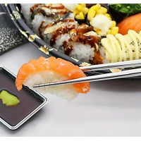 Set 5 perechi betisoare chinezesti, chopsticks, din inox, 22.5 cm, utilizare casnica sau Horeca Set 5 perechi betisoare chinezesti, chopsticks, din inox, 22.5 cm, utilizare casnica sau Horeca