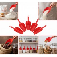 Set 5 buc scafa mare, 31x12x7 cm, manipulare si portionare, faina, orez, cafea, sare, alune, seminte