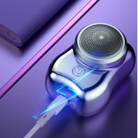 Aparat de Ras Electric, Portabil, Incarcare USB Type-C, Autonomie 60 min, 6.5 x 4.5 x 4 cm, 5V, 3.7W