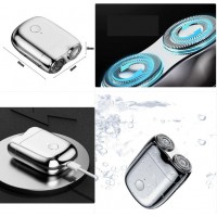 Aparat de Ras, Portabil, Cap Rotativ Detasabil, Rezistent la Apa, USB Type-C, Autonomie 45 min