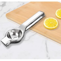 Storcator de citrice, manual, rezistent, usor de folosit, 20.5 x 7cm, Inox, argintiu