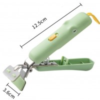 Clema boluri, Anti-Alunecare, uz casnic, rezistenta la temperaturi inalte, cleste Inox, 12.5x3.6 cm