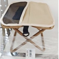 Scaun Taburet Pliabil pentru Camping, Pescuit, din Panza Oxford si Cadru Metalic, 26x24x24 cm