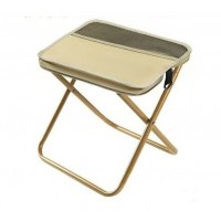 Scaun Taburet Pliabil pentru Camping, Pescuit, din Panza Oxford si Cadru Metalic, 26x24x24 cm