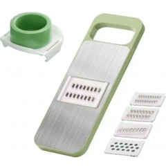 Razatoare multifunctionala, 7 Piese, pentru taierea si maruntirea legumelor, uz casnic, Inox/ABS