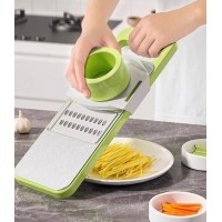 Razatoare multifunctionala, 7 Piese, pentru taierea si maruntirea legumelor, uz casnic, Inox/ABS Razatoare multifunctionala, 7 Piese, pentru taierea si maruntirea legumelor, uz casnic, Inox/ABS
