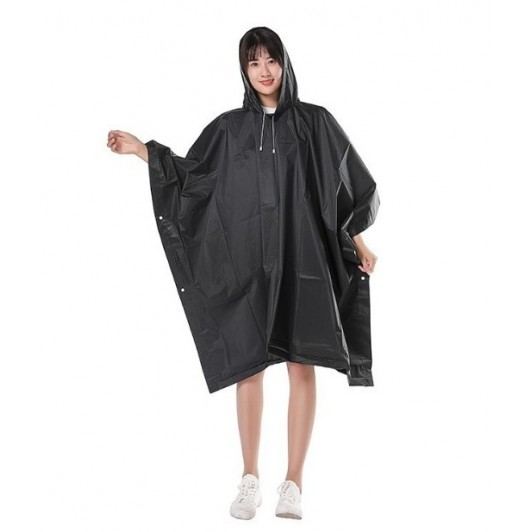 Pelerina de ploaie, pentru Adulti, tip poncho, impermeabila, capse laterale