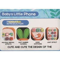 Jucarie Interactiva Telefon Inteligent, Model Morcov, Functii Educative, Muzicale si Voce, 19x11 cm