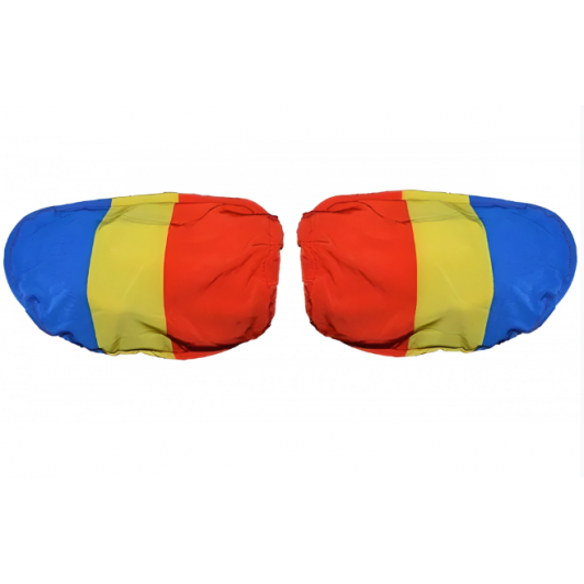 Huse tricolore pentru oglinzi auto, set 2 buc Huse tricolore pentru oglinzi auto, set 2 buc