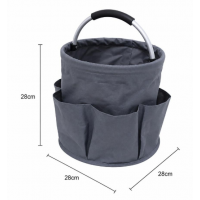 Geanta Cos portabila, 17L, Buzunare Exterioare, Cos Picnic, Cos Plaja, Cos Curatenie