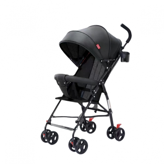 Carucior sport pentru copii 6-36 luni, Pliabil, Protectie UV, Negru