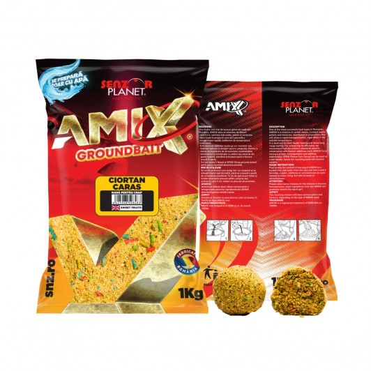 Nadă pentru pescuit AMIX® CIORTAN CARAS (GALBEN) 1kg