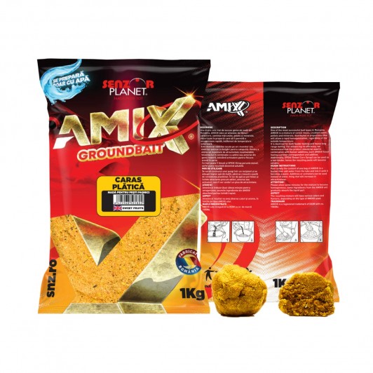 Nada pentru pescuit AMIX® CARAS PLATICA (GALBEN) 1kg