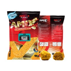 Nadă pentru pescut AMIX® APE CURGATOARE - DUNARE DELTA (GALBEN) 1kg