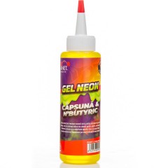 Nada Gel Neon Feeder, Aroma Capsuna & N'Butiric, Ambalat la flacon de 100ml