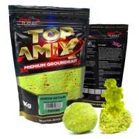 Pachet pentru  pregătire nadă TOP AMIX groundbait CARP PELLEETS micropelete Găleată pliabilă, sită