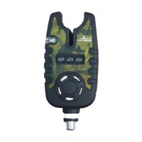 Kit 4 Senzori East Shark Camouflage TLI-22 cu 4 Swingeri Cilindrici pe 4 culori și nadă AMIX