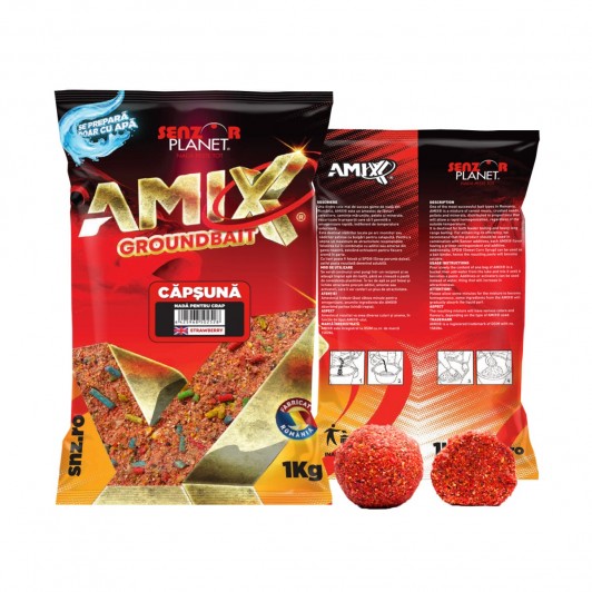 AMIX CU AROMA DE CAPSUNA 1kg