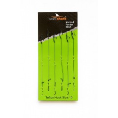 Set Monturi Method Feeder RIGS - EastShark, Mărime Cârlig #10 -Teflon cu spin