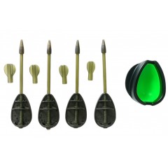 Set Method Feeder + Matriță - East Shark (30g, 40g, 50g, 60g)