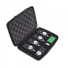 Set Eastshark cu 4 Avertizori SP01 + Stație Pescuit Crap, Semnal Rapid, LED Noapte, Control Complet