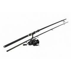 Pachet Lanseta Carbon Ajustabila 3.6–4.1m 180g  Mulineta BLACK EAGLE 6000 10+1