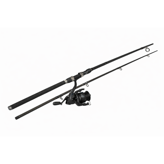 Pachet Lanseta Carbon Ajustabila 3.6–4.1m 180g  Mulineta BLACK EAGLE 6000 10+1