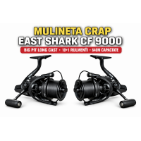 Pachet 2 x Mulineta Crap East Shark CF 9000 Big Pit Long Cast, 10+1 Rulmenti Pachet 2 x Mulineta Crap East Shark CF 9000 Big Pit Long Cast, 10+1 Rulmenti