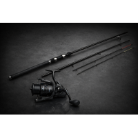 Pachet Feeder Profesional 3.6–4.1 m Carbon 180 g + Mulineta BLACK EAGLE 6000 Long Cast