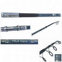 Lansetă Telescopică Crap 3.60 m – 100% Carbon – 160–360 g – Blank 21 mm