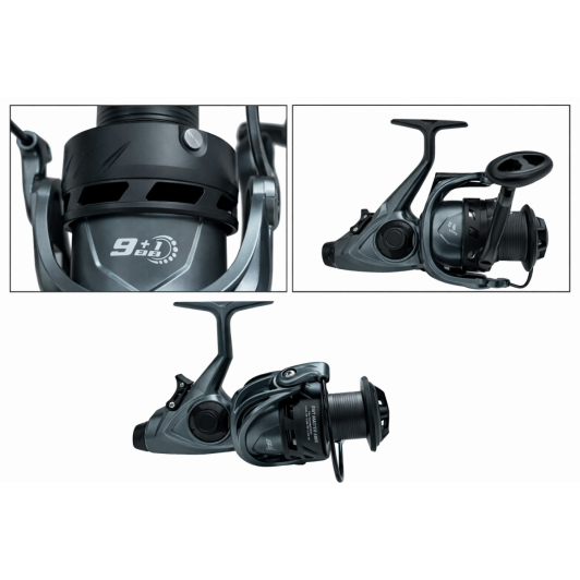 Mulineta EastShark BAIT MASTER 6000, Baitrunner, 9+1 rulmenți, 5.1:1, Tambur Metalic Long Cast, 390g