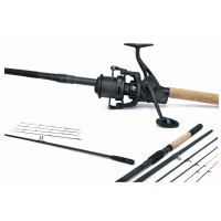 Set Feeder Lanseta Carbon EASTSHARK SEEKER 3.90m + Mulineta PRO FEEDER 6500 Long Cast Crap