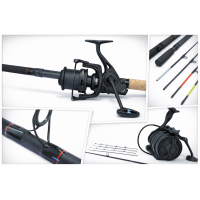 Set Feeder Lanseta Carbon EASTSHARK SEEKER 3.90m + Mulineta PRO FEEDER 6500 Long Cast Crap