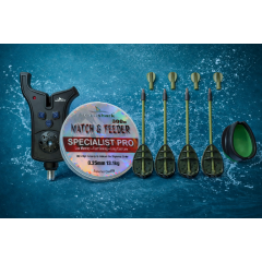 Set Pescuit Feeder Complet – Fir 0.25mm Pro 300m + 4x Method Feeder + Matriță + Avertizor LED VTS Set Pescuit Feeder Complet – Fir 0.25mm Pro 300m + 4x Method Feeder + Matriță + Avertizor LED VTS