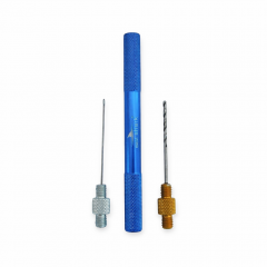 Set Ac + Burghiu Boilies pentru Pescuit la Crap, 2 Capete InterSchimbabile, Mâner Aluminiu EastShark