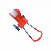 Suport Undiță 40 cm 340 g cu Pichet Metalic Reglabil pe Înclinație Protecție Plastic, Roșu/Argintiu Suport Undiță 40 cm 340 g cu Pichet Metalic Reglabil pe Înclinație Protecție Plastic, Roșu/Argintiu