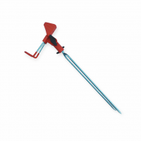 Suport Undiță 40 cm 340 g cu Pichet Metalic Reglabil pe Înclinație Protecție Plastic, Roșu/Argintiu Suport Undiță 40 cm 340 g cu Pichet Metalic Reglabil pe Înclinație Protecție Plastic, Roșu/Argintiu